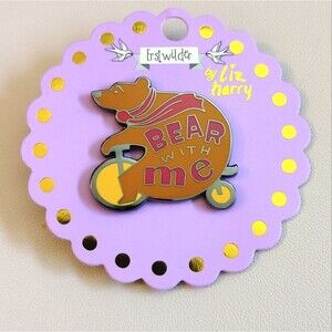 Erstwilder enamel pin-Bear with me NEW